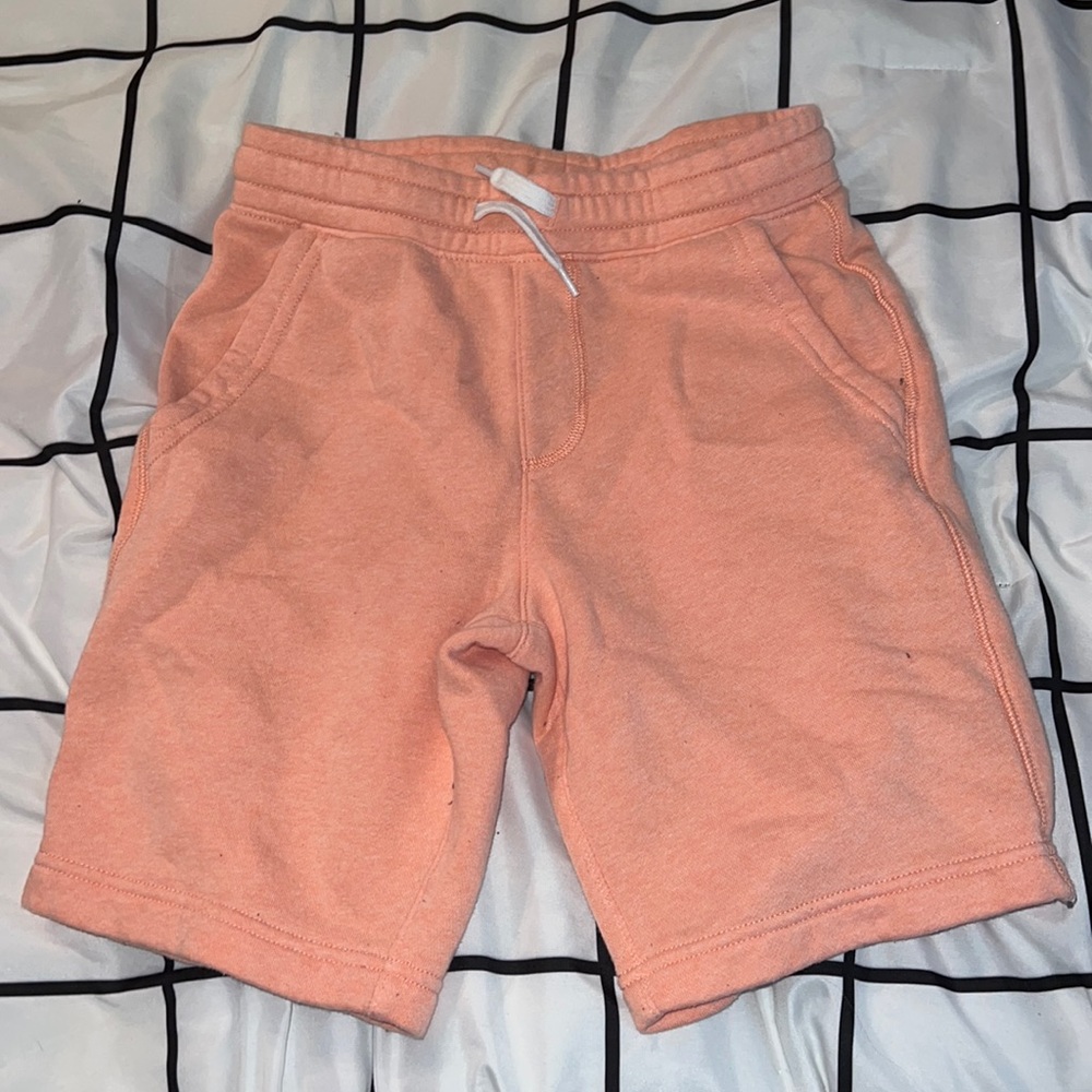 Flat-Front Fleece Jogger Shorts